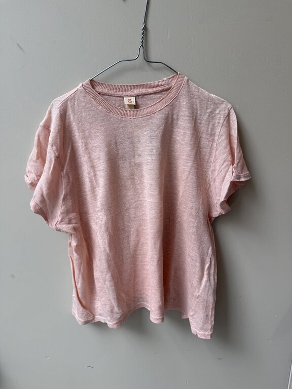 Preloved 4. Bellerose shirtje linnen roze // 8y