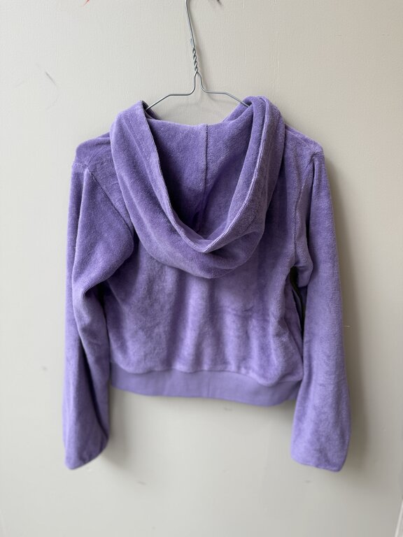Preloved 4. Molo vestje rits en cappuchon paars // 128