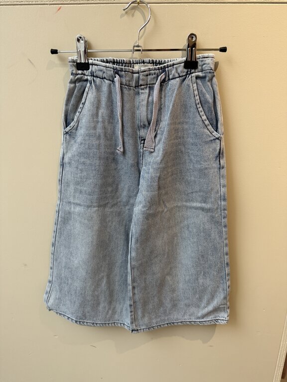 Preloved 4. LLTQ spijkerbroek wijde pijp blauw // 4y