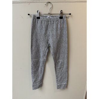 Preloved 4. Mingo legging spikkels zwart/wit // 6-8y