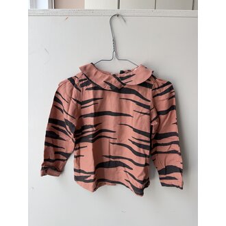 Preloved 10. Maed for Mini blouse roze/zwart // 3y