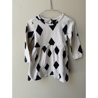 Preloved 10. CarlijnQ jurk wit/zwart // 92