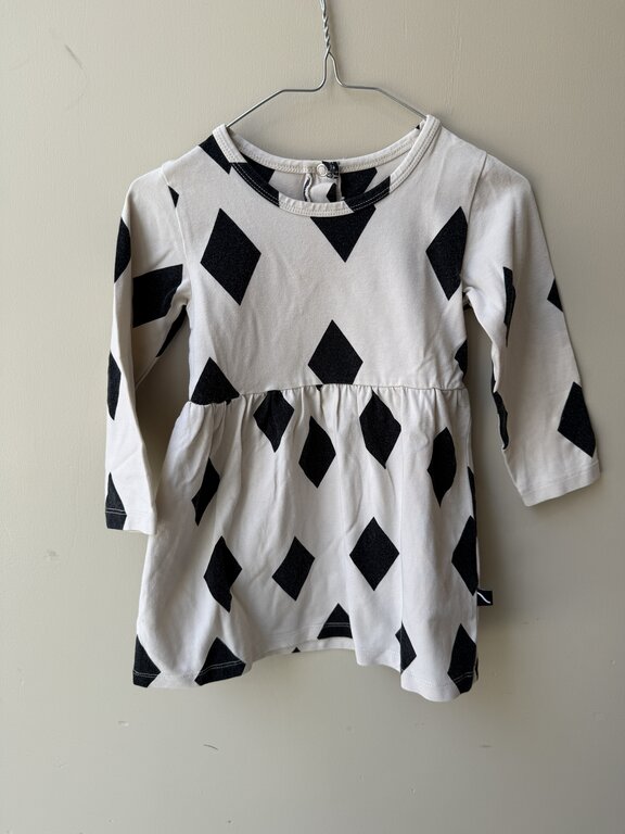 Preloved 10. CarlijnQ jurk wit/zwart // 92