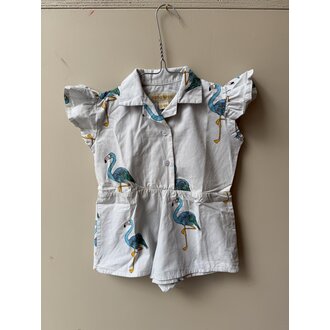 Preloved 10. Hugo loves Tiki jumpsuit blauw // 18m