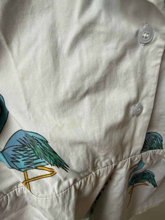 Preloved 10. Hugo loves Tiki jumpsuit blauw // 18m