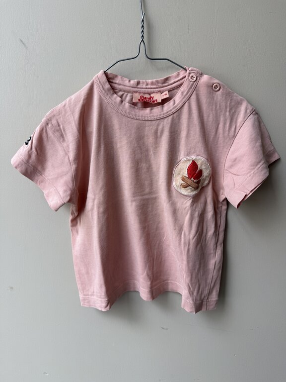 Preloved 10. Bandy Button shirt roze // 18m