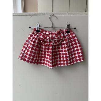 Preloved 10. Maed for Mini rok wit/rood // 4