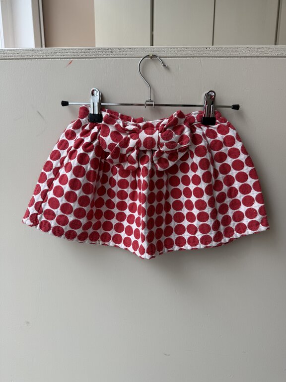 Preloved 10. Maed for Mini rok wit/rood // 4