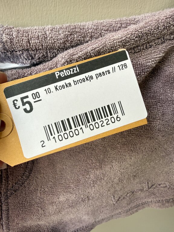 Preloved 10. Koeka broekje paars // 128