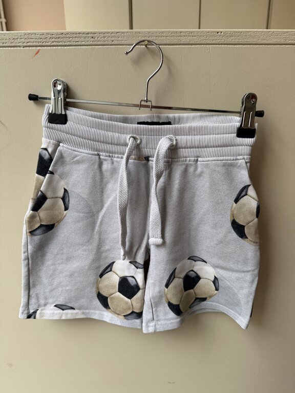 Preloved 11. Snurk korte broek voetbal lichtgrijs // 128