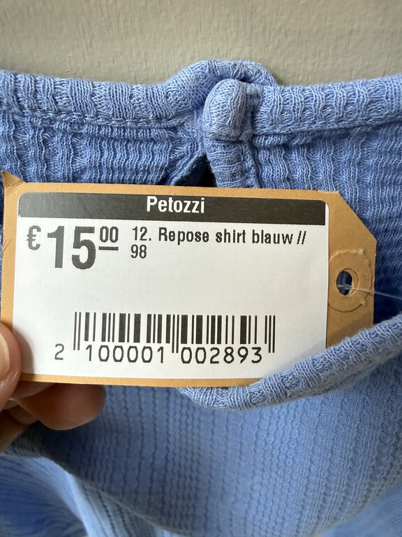 Preloved 12. Repose shirt blauw // 98