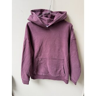 Preloved 12. Mingo hoodie bordeaux rood // 6-8y