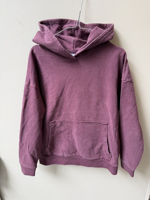 Preloved 12. Mingo hoodie bordeaux rood // 6-8y