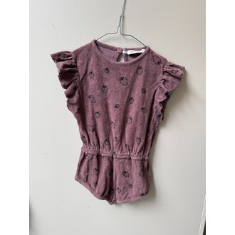 Preloved 12. Sproet&Sprout pakje aardbeien bordeaux rood // 5y