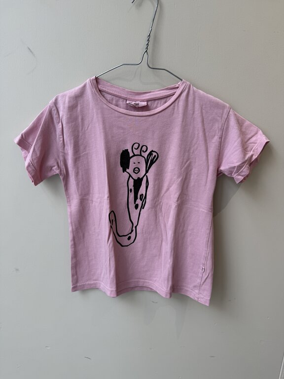 Preloved 14. Maed for Mini tshirt tekening roze // 3y