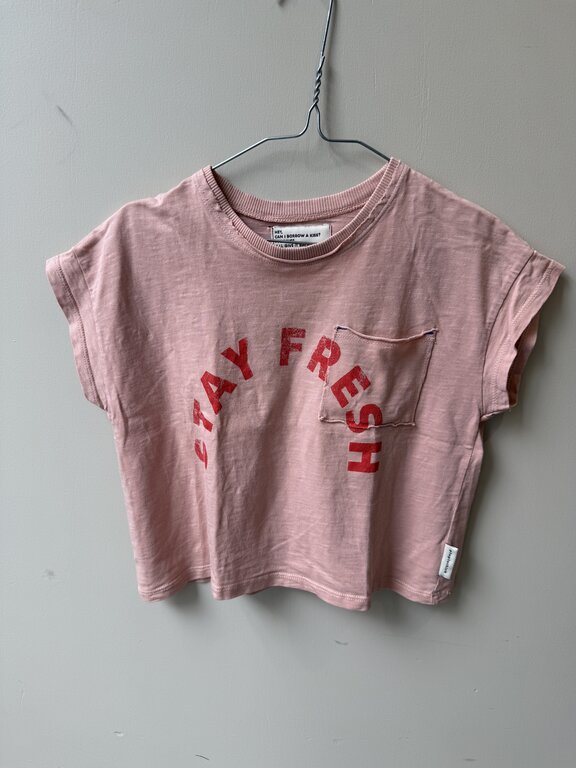 Preloved 14. Piupiuchick tshirt stay fresh roze // 3y GAATJE KAARTJE