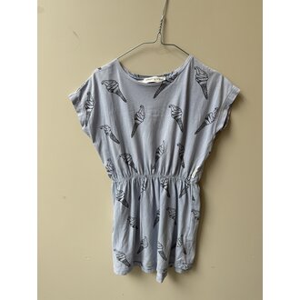 Preloved 14. Sproet&Sprout jurkje ijsjes blauw // 2/3y