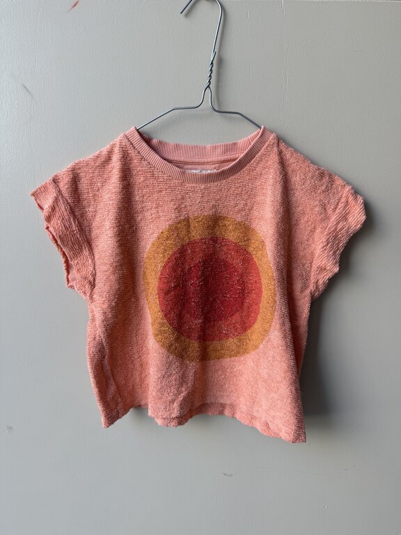 Preloved 6. Piupiuchick top oranje // 3y