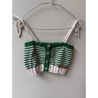 Preloved 6. Piupiuchick top groen // 4y