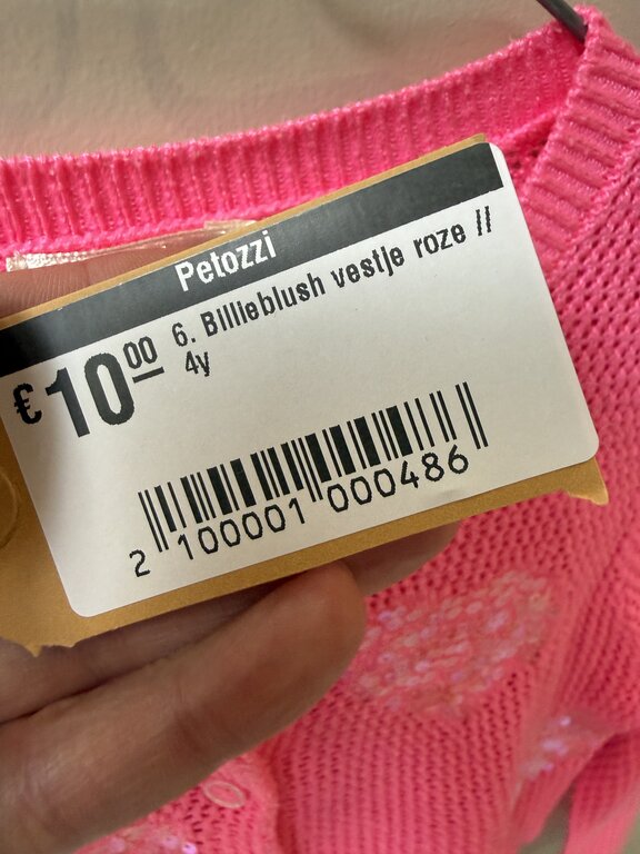 Preloved 6. Billieblush vestje roze // 4y