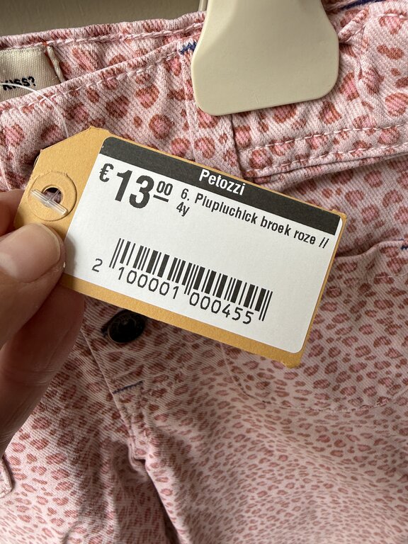 Preloved 6. Piupiuchick broek roze // 4y