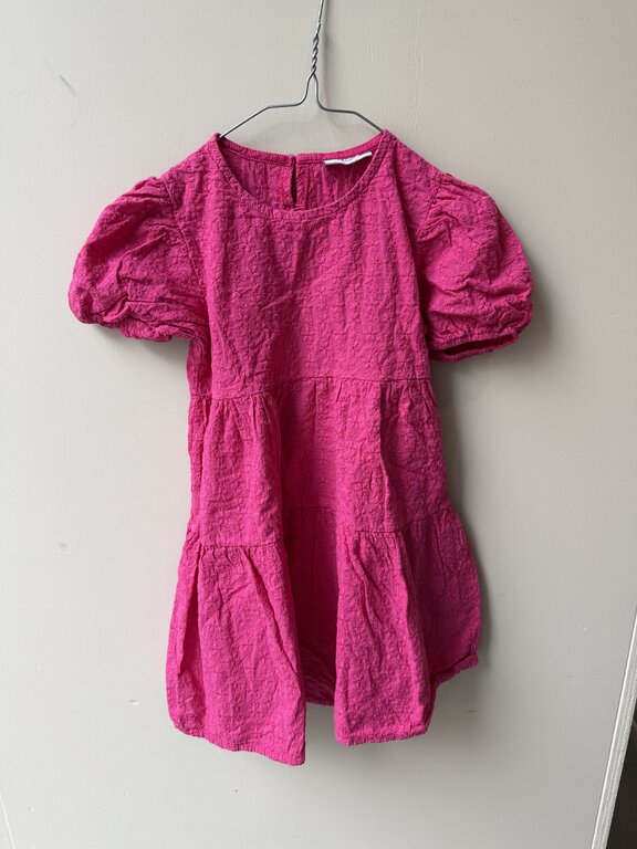 Preloved 6. Daily Brat jurk fuchsia // 3-4y