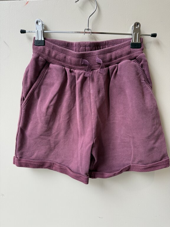 Preloved 12. Mingo korte broek bordeaux rood // 6-8y