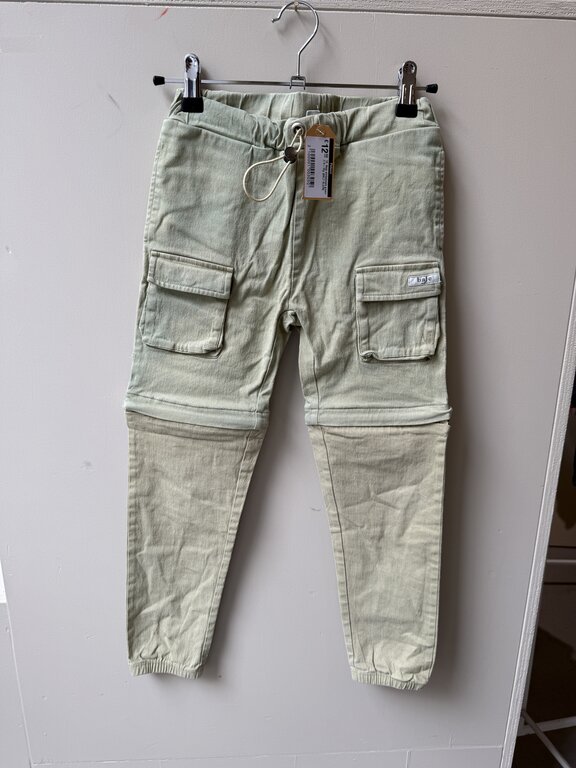 Preloved 12. Baje afritsbroek groen // 9-10y (VALT KLEIN)