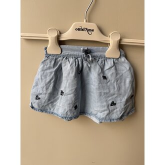 Preloved 6. Sproet&Sprout jeans rokje blauw // 1-2y