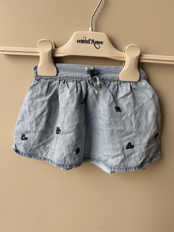Preloved 6. Sproet&Sprout jeans rokje blauw // 1-2y