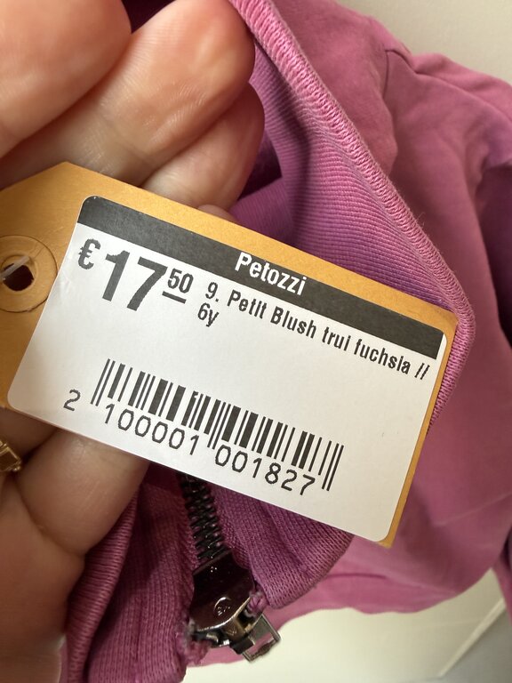 Preloved 9. Petit Blush trui fuchsia // 6y