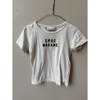Preloved 9. Sproet&Sprout shirt croc madame gebroken wit // 5y