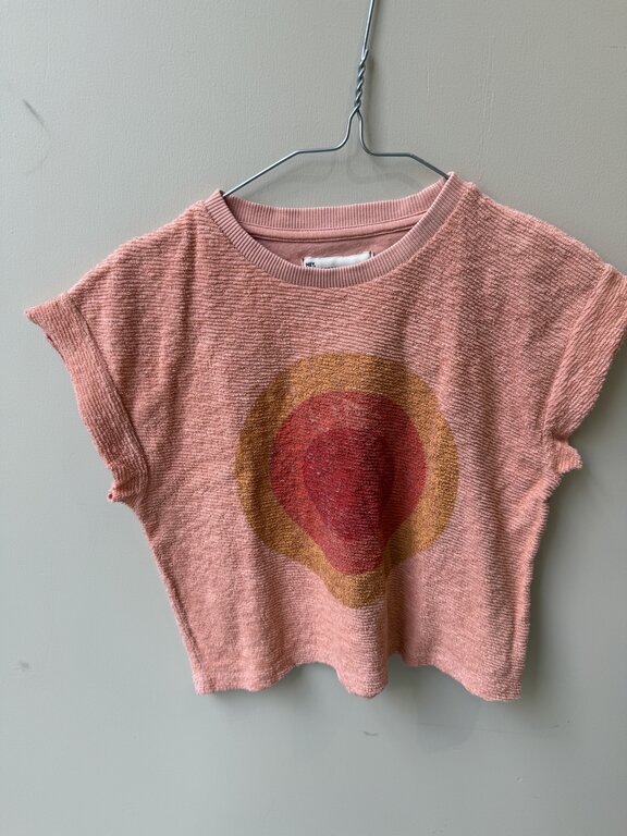 Preloved 9. Piupiuchick top zalm cirkels  // 4y