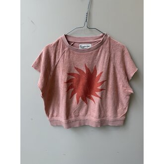 Preloved 9. Piupiuchick top zalm met zon // 4y