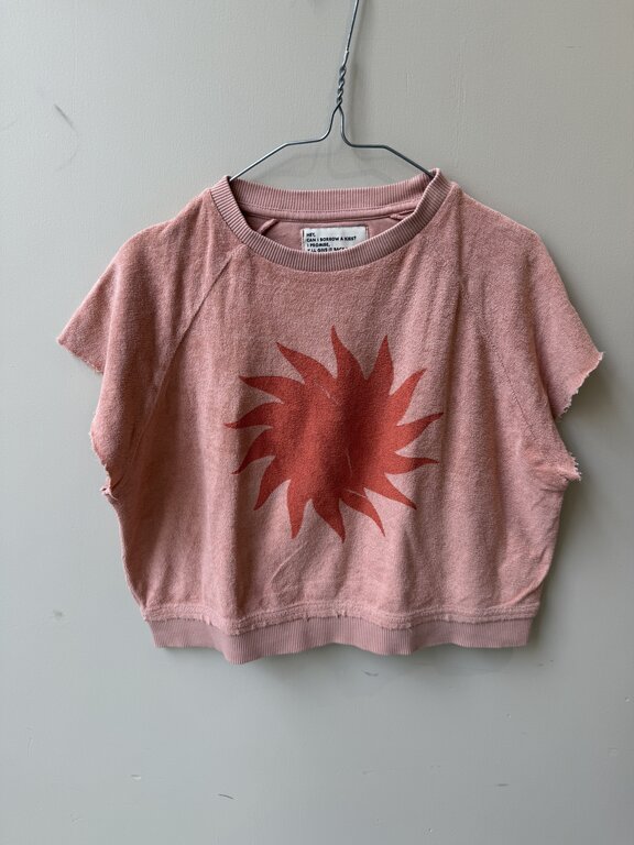 Preloved 9. Piupiuchick top zalm met zon // 4y