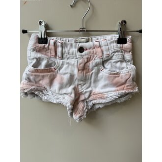 Preloved 9. Piupiuchick short roze/wit // 4y