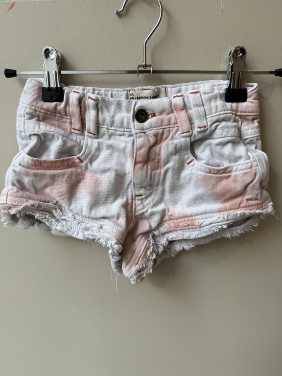 Preloved 9. Piupiuchick short roze/wit // 4y