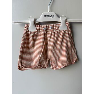 Preloved 7. Nixnut korte broek beige/oranje streep // 104