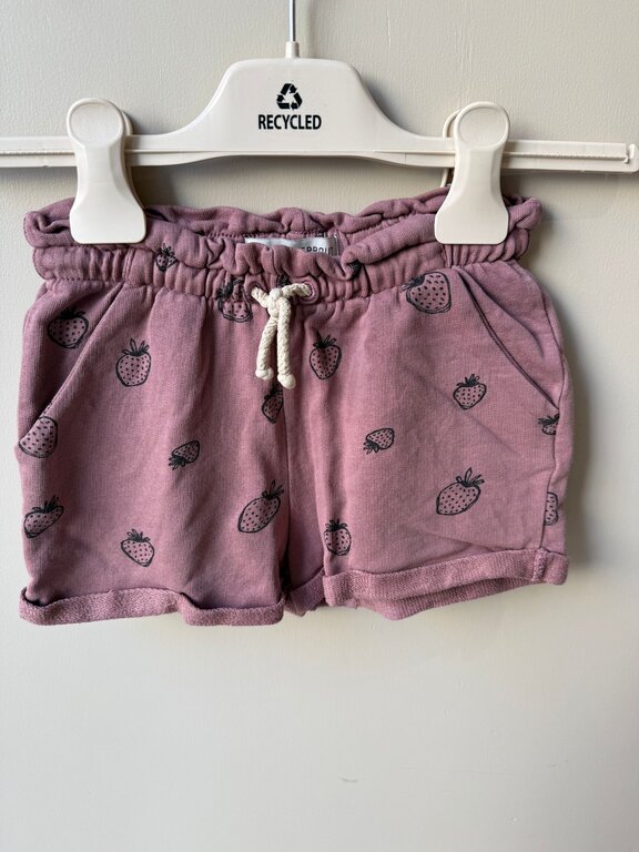 Preloved 7. Sproet&Sprout korte broek paars/aardbei // 3y