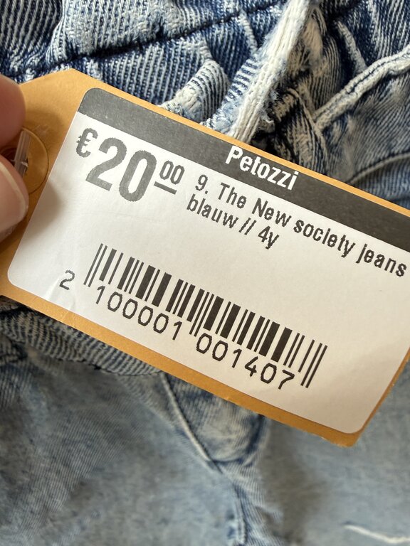 Preloved 9. The New society jeans blauw // 4y