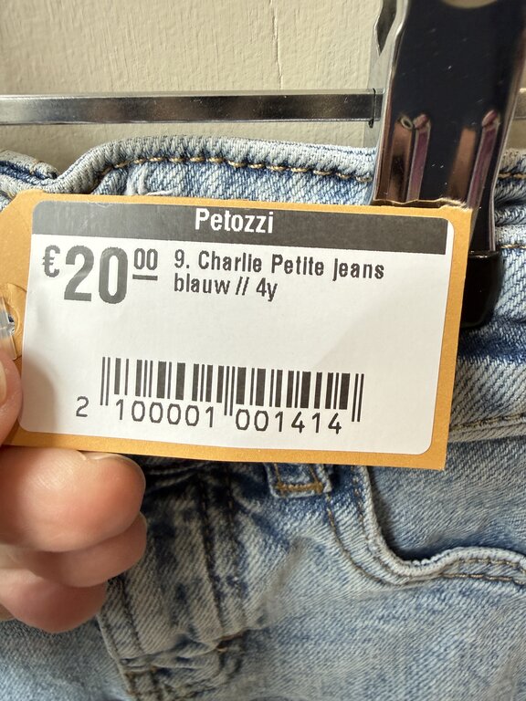 Preloved 9. Charlie Petite jeans blauw // 4y