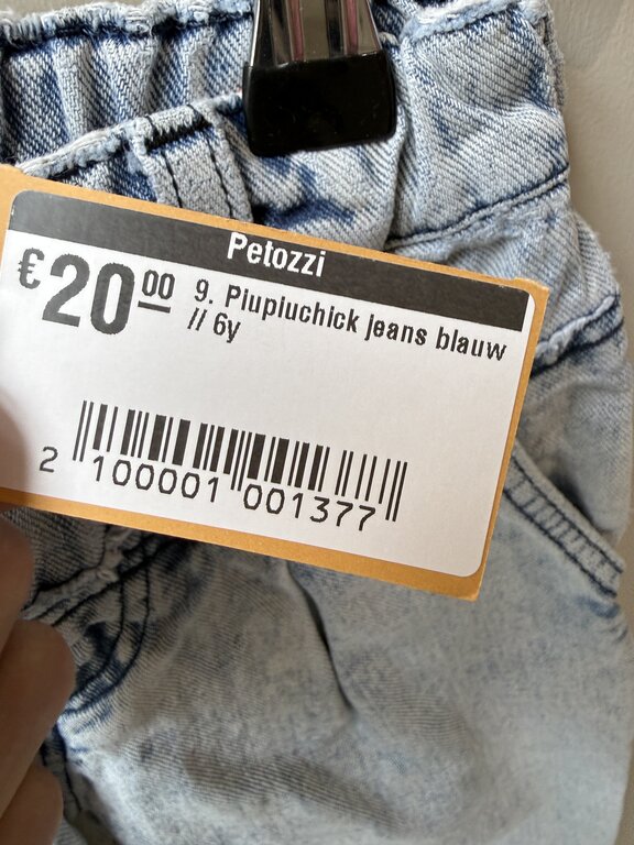 Preloved 9. Piupiuchick jeans blauw // 6y