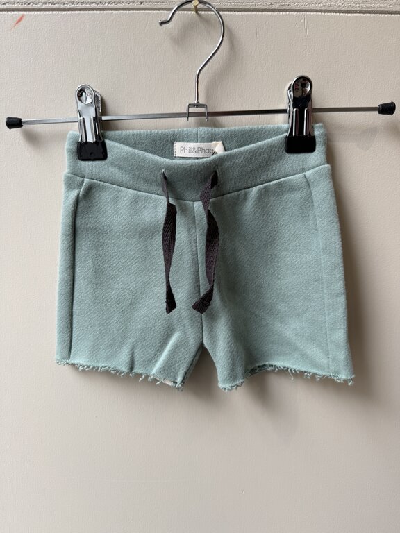 Preloved 1. Phil & Phae short // groenblauw 0-3 m