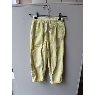 Preloved 1. American Vintage ribbroek 7 jaar // lichtgeel