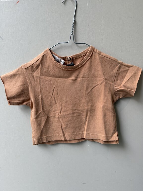 Preloved 1. Phil & Phae shirt // camel 0-3m