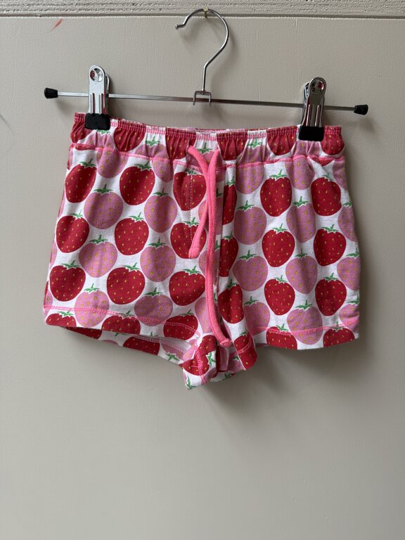 Preloved 5. Claesens pyjamasetje aardbeien roze/rood // 116