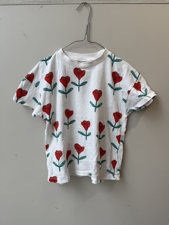 Preloved 5. The Campamento t-shirt roos wit // 128