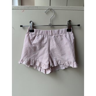 Preloved 8. Charlie Petite geruit broekje roze // 2y