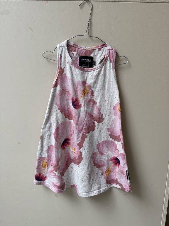 Preloved 5. Snurk pyjamajurk bloemen roze // 104