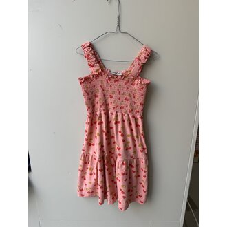 Preloved 8. Ammehoela kersenjurk oranje // 5-6y